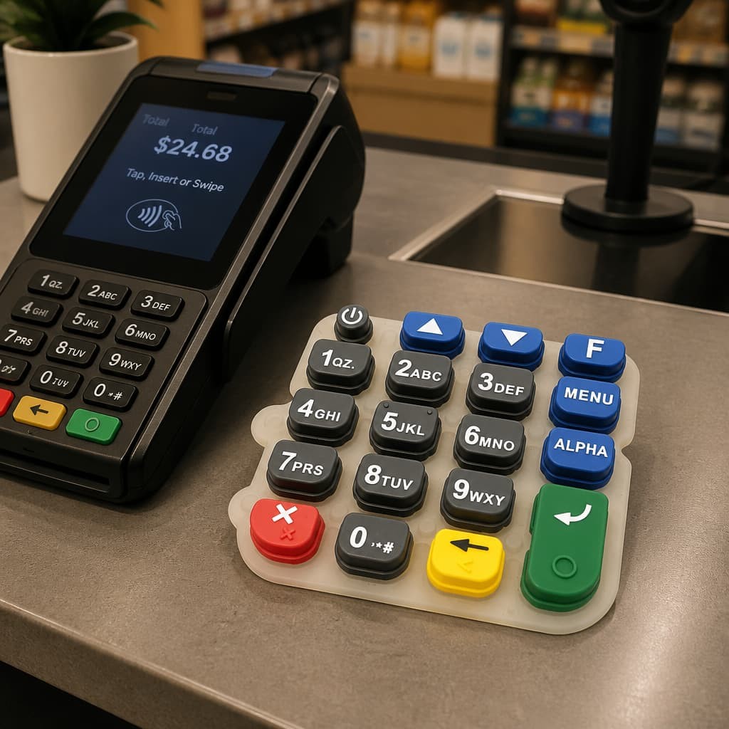 Laser Etching vs. Silk Screen Printing : Which POS keypad marking withstands 100k+ actuations?