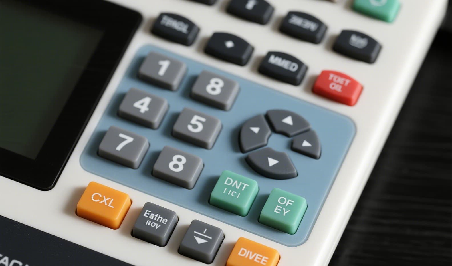 Instrumentation silicone keypads