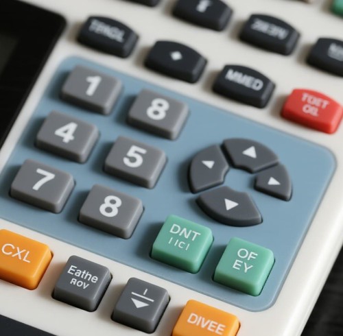 What actuation force range is typical for an instrumentation silicone keypad, and can it be tailored to operator ergonomics?
