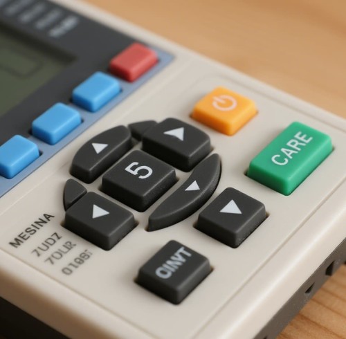 How many actuation cycles should an industrial-grade silicone keypad achieve for instrumentation applications?