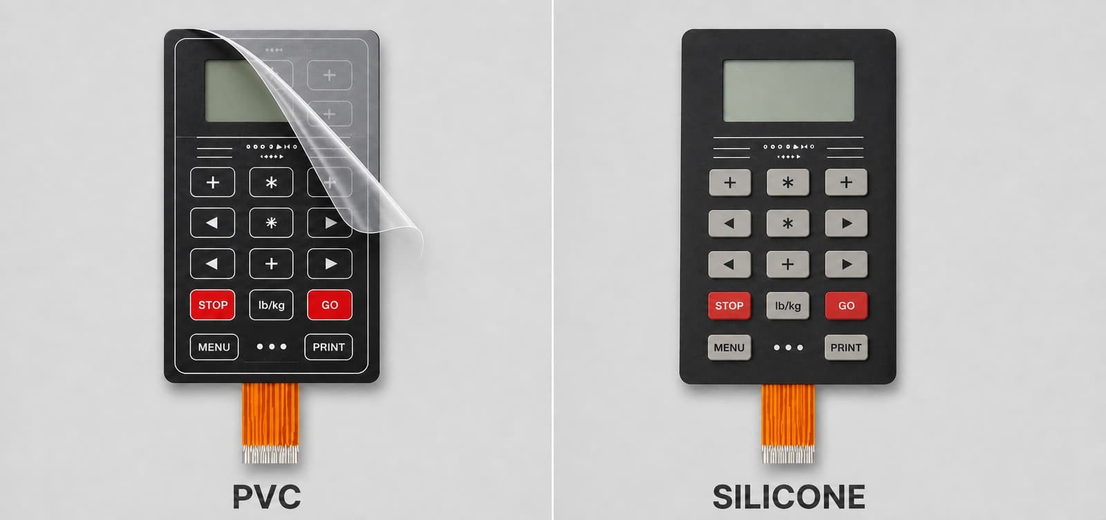 Silicone Membrane Switches vs. PVC: Material Selection, Process Options, and Long-Term Performance for Instrument Panels
