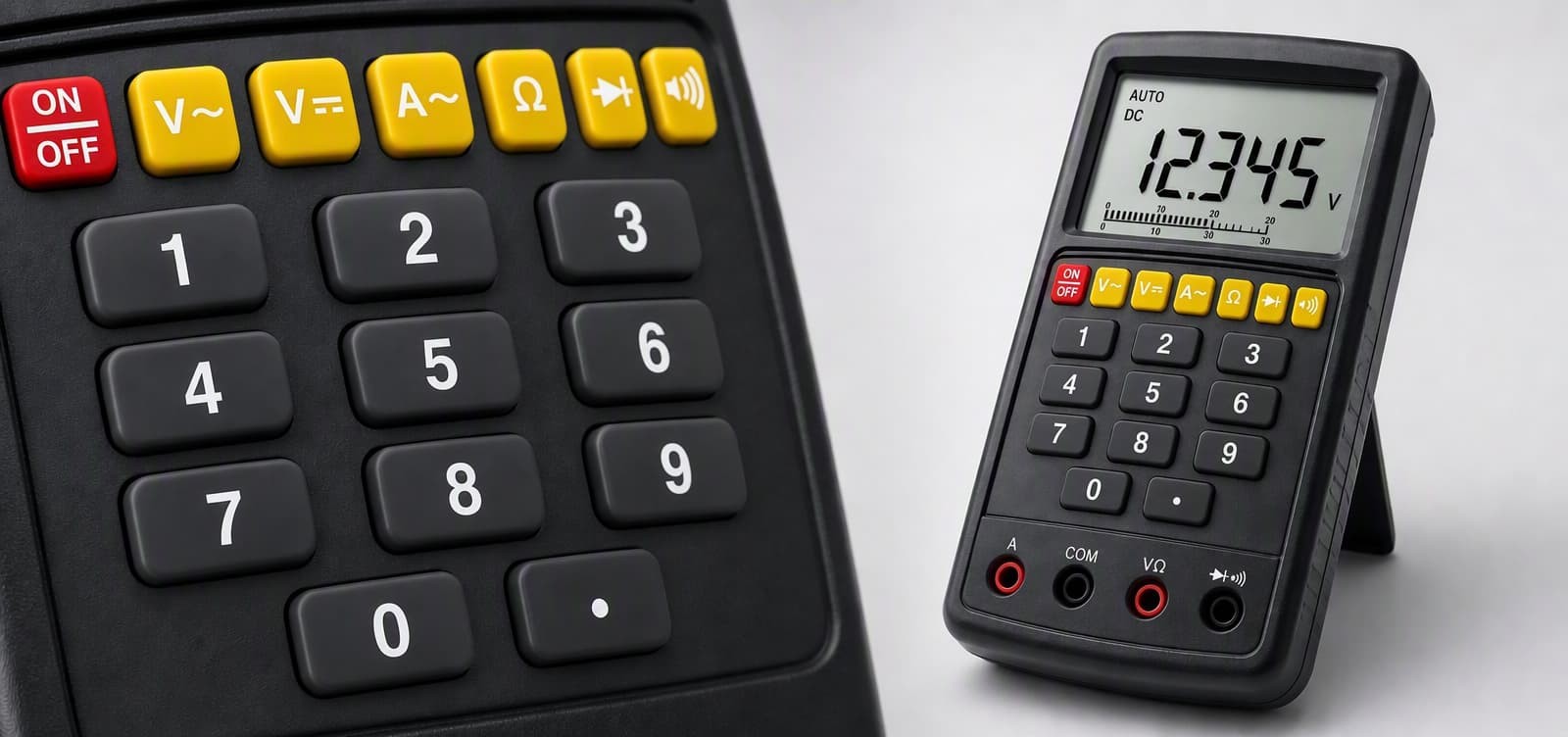 handheld tester silicone keypads