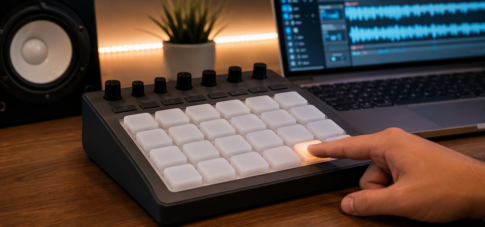 MIDI silicone keypads