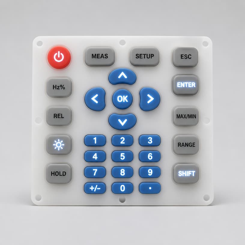 The Gap Between Silicone Keypad Spec Sheet and Real-World Handheld Meter Use