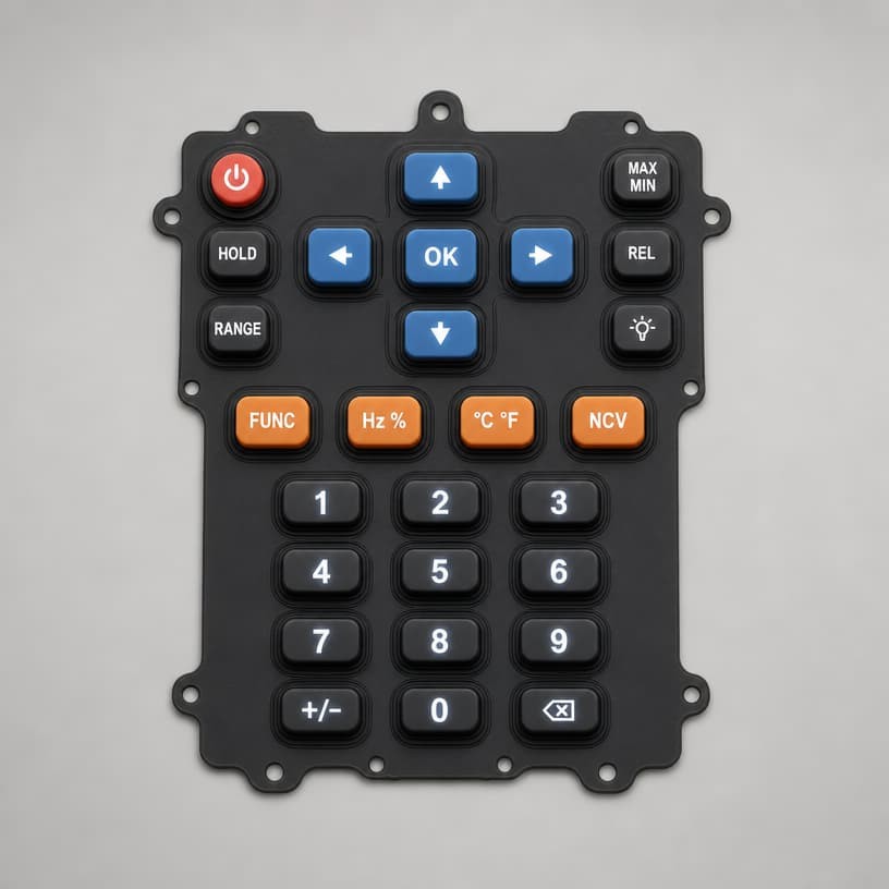 What Handheld Meter Engineers Overlook When Specifying a Silicone Keypad