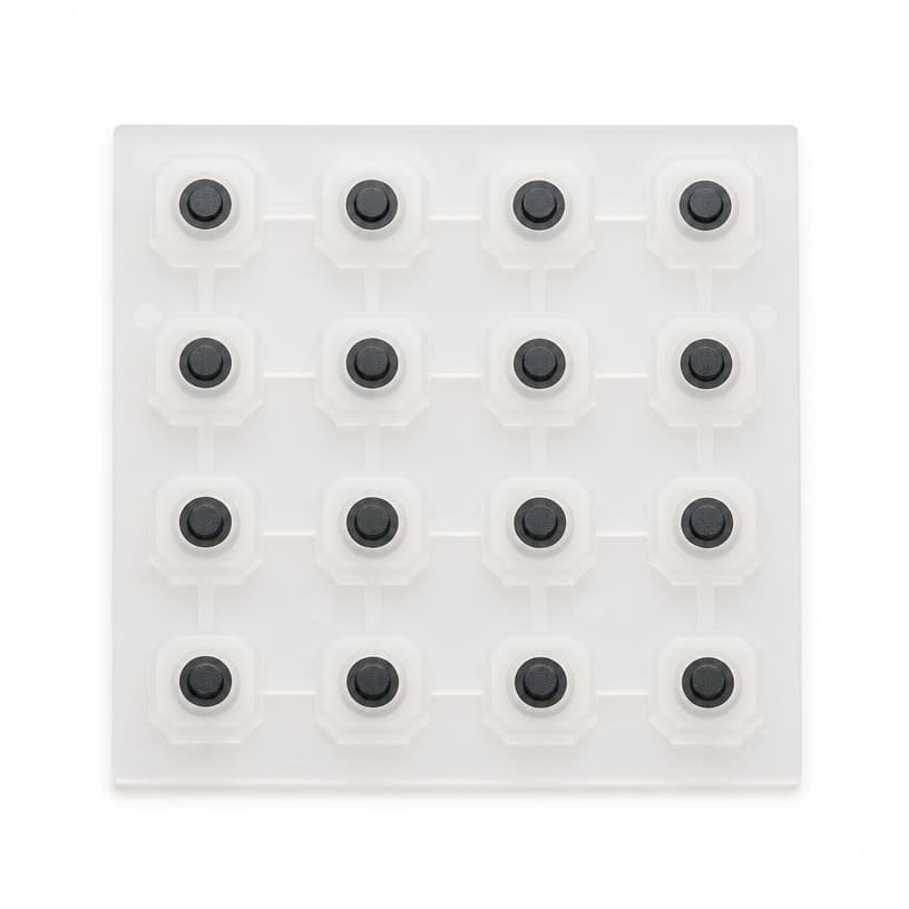 Industrial handheld scanner silicone keypad