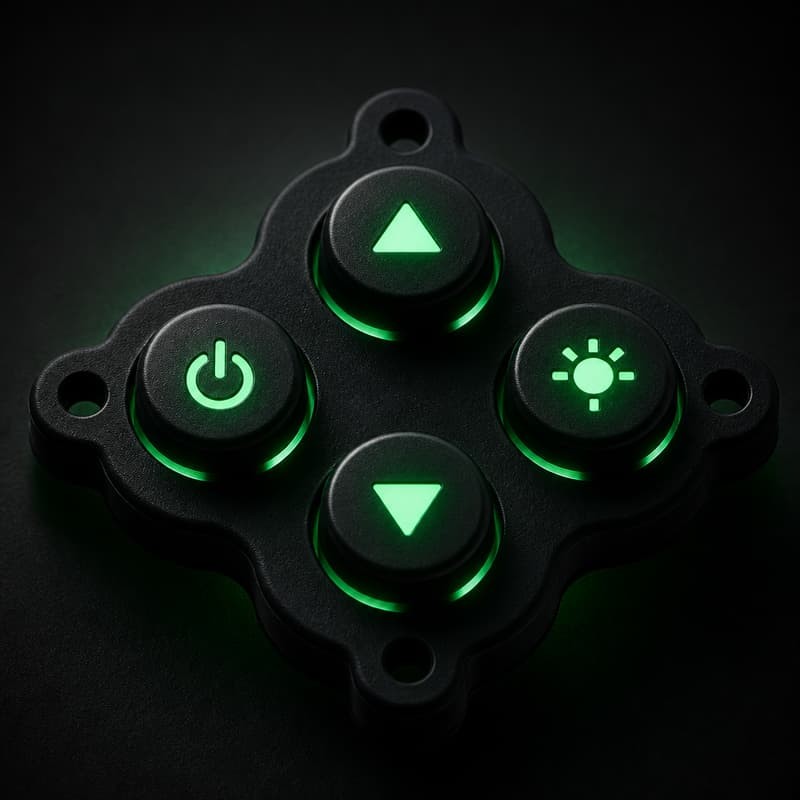 Why Silicone Keypad Backlight Bleed Occurs on Night-Vision Goggles