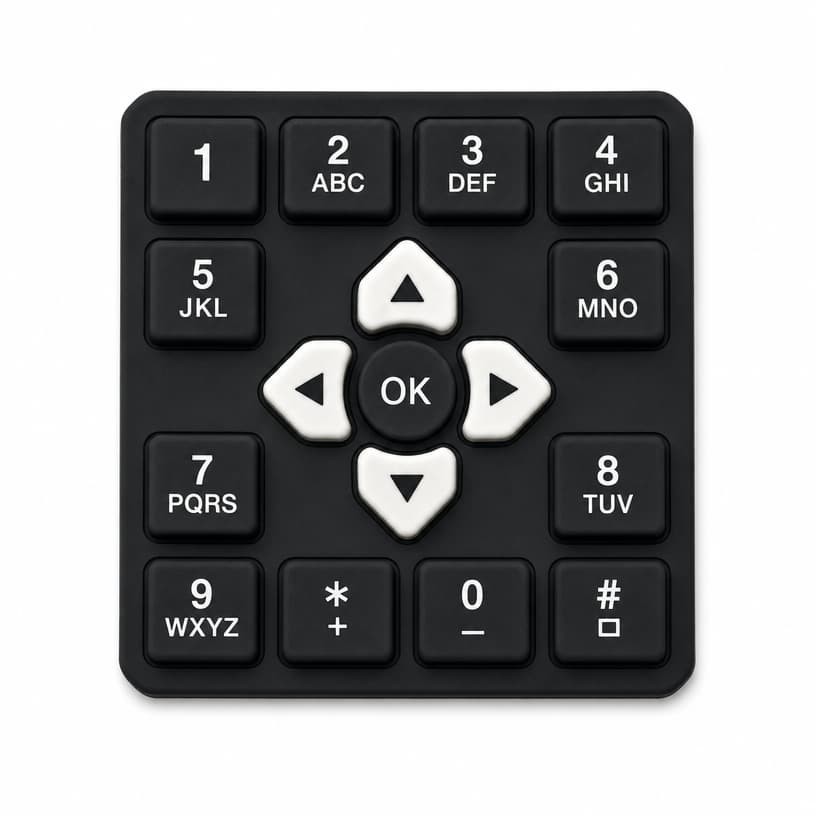 Friction Wear on Silicone Keypad Legends After Repeated Glove Use