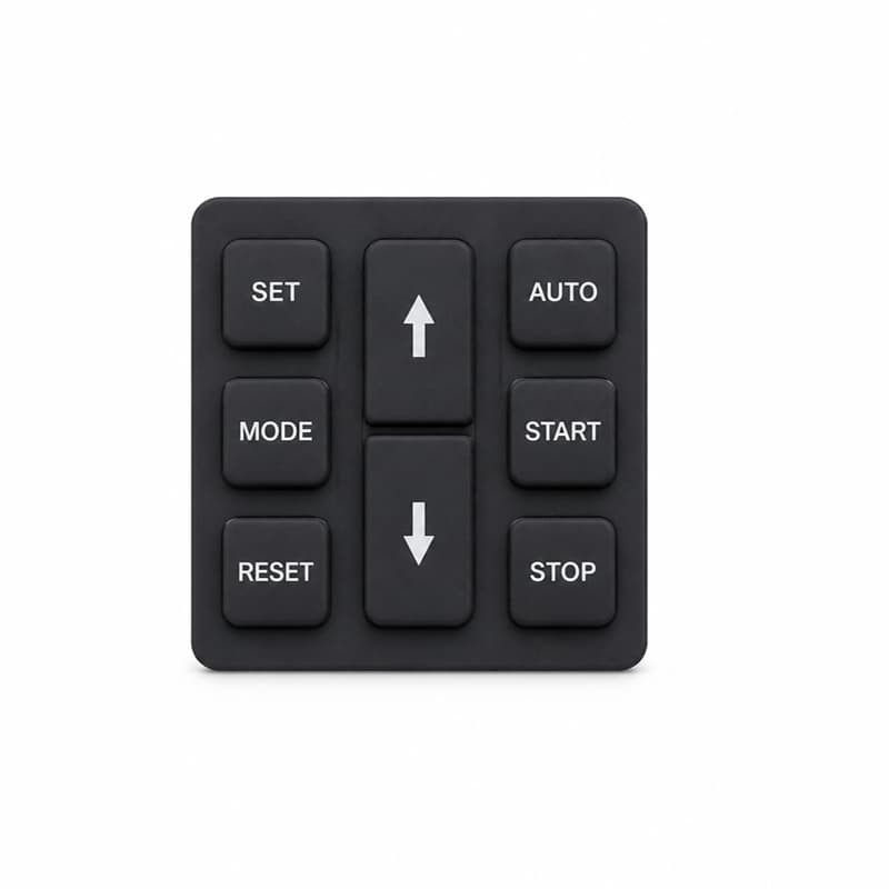 silicone keypad with dedicated arrow navigation keys