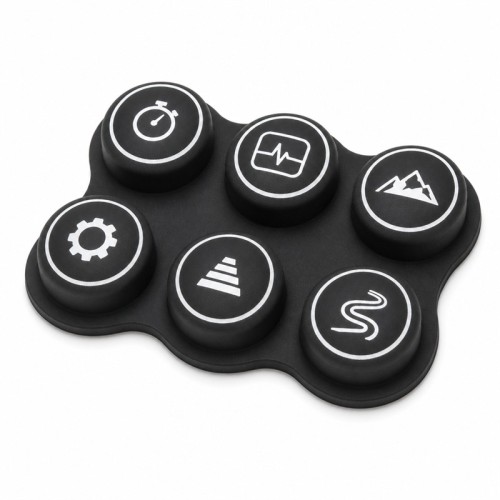 Waterproof & Sweatproof Stair Climber Silicone Keypad – Custom Silicone Rubber Keypad with Silk-Screen Printing