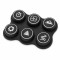 Waterproof & Sweatproof Stair Climber Silicone Keypad – Custom Silicone Rubber Keypad with Silk-Screen Printing