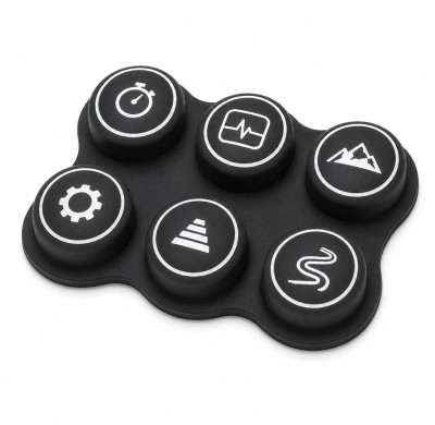 Waterproof & Sweatproof Stair Climber Silicone Keypad – Custom Silicone Rubber Keypad with Silk-Screen Printing