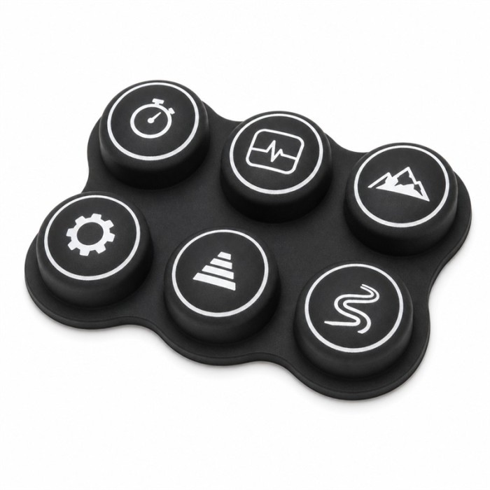 Waterproof & Sweatproof Stair Climber Silicone Keypad – Custom Silicone Rubber Keypad with Silk-Screen Printing
