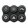 StairClimber Silicone Keypad Pad with Conductive Carbon Pills & Optional Backlight