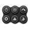 StairClimber Silicone Keypad Pad with Conductive Carbon Pills & Optional Backlight
