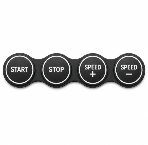 Stair Climber Silicone Keypad Surface Finishes for High-Frequency Button Use
