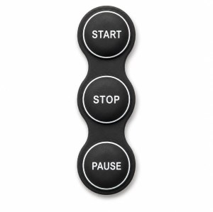Waterproof & Sweatproof Stair Climber Silicone Keypad – Custom Silicone Rubber Keypad with Silk-Screen Printing