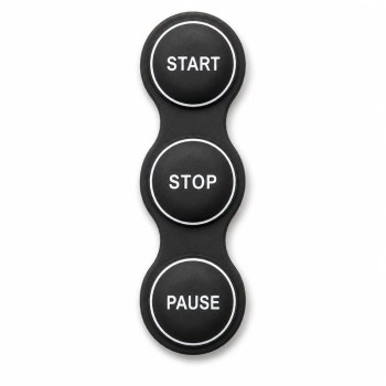 Waterproof & Sweatproof Stair Climber Silicone Keypad – Custom Silicone Rubber Keypad with Silk-Screen Printing