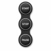 Waterproof & Sweatproof Stair Climber Silicone Keypad – Custom Silicone Rubber Keypad with Silk-Screen Printing