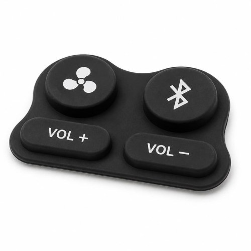 StairClimber Silicone Keypad Pad with Conductive Carbon Pills & Optional Backlight