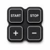 StairClimber Silicone Keypad Pad with Conductive Carbon Pills & Optional Backlight