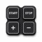 StairClimber Silicone Keypad Pad with Conductive Carbon Pills & Optional Backlight
