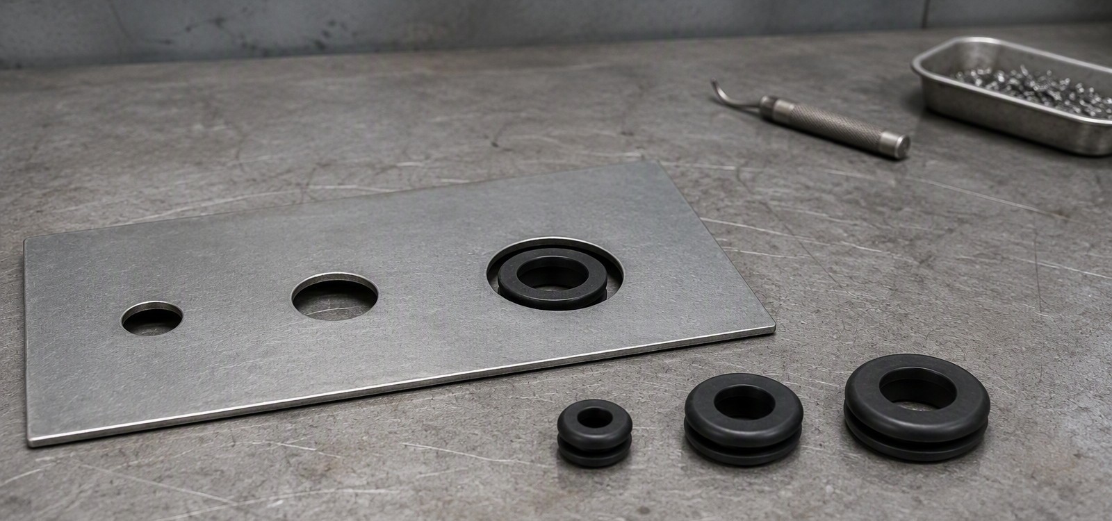Why Does a Rubber Grommet Keep Popping Out of the Panel?