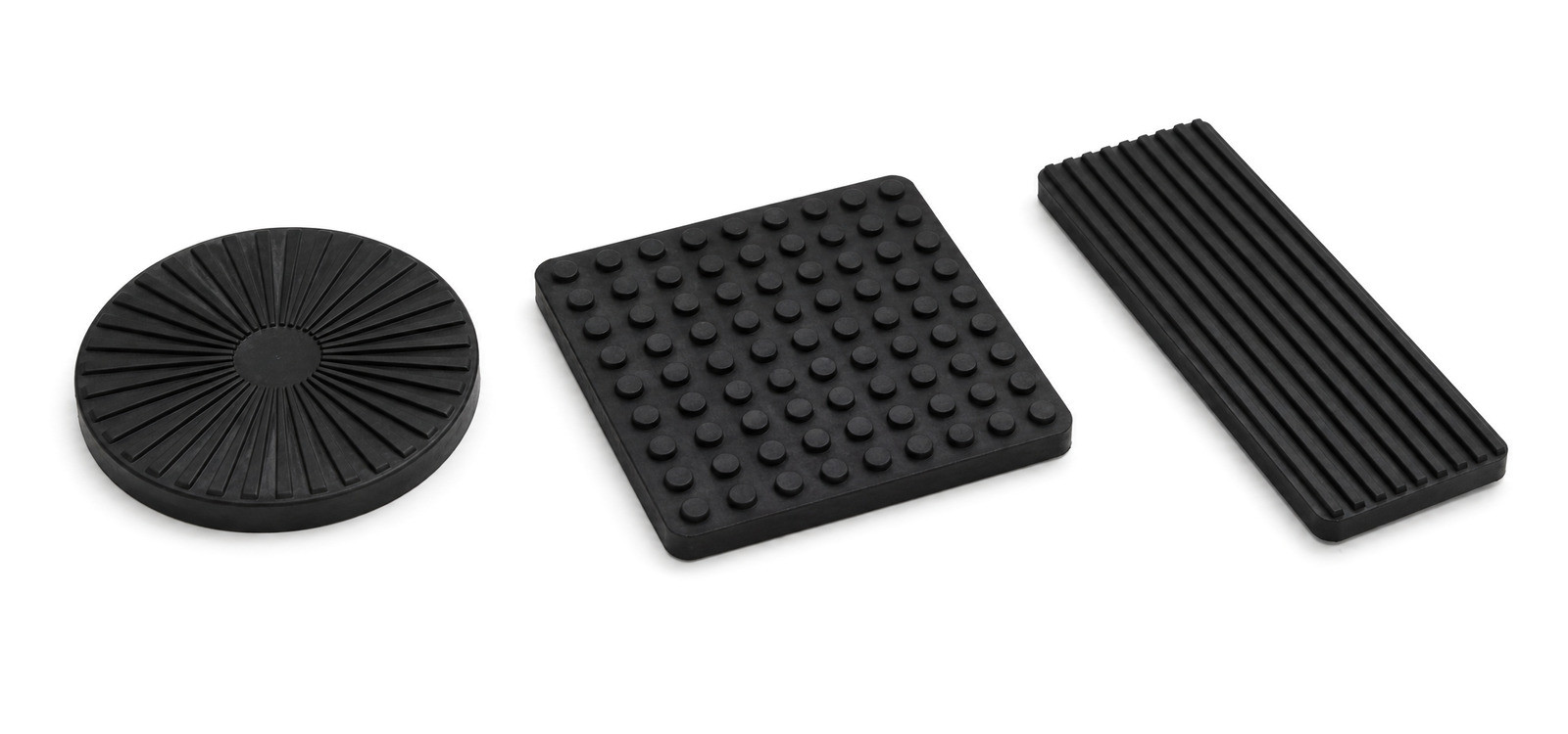 Oil and chemical resistant anti-slip silicone pad for industrial equipment