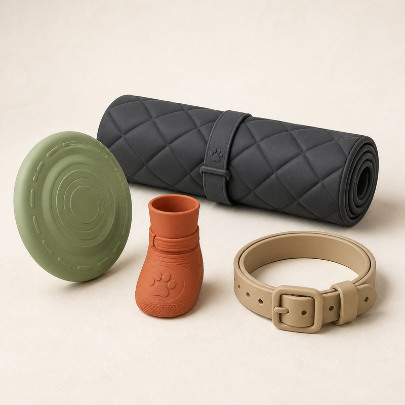 Top 4 Silicone Pet Product Manufacturers for Flexible and Foldable Designs
