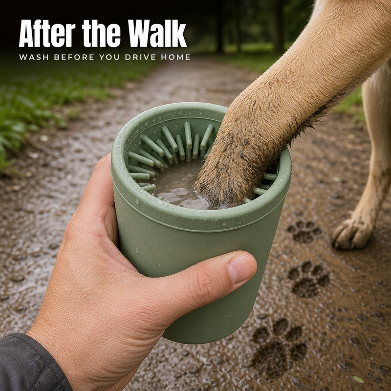 Does the Shape of a Silicone Dog Paw Cleaner Cup Affect Cleaning?