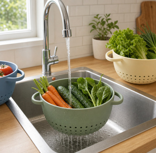 Why Does a Silicone Colander Drain Slowly? How Hole Layout Affects Water Flow