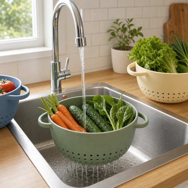 Why Does a Silicone Colander Drain Slowly? How Hole Layout Affects Water Flow