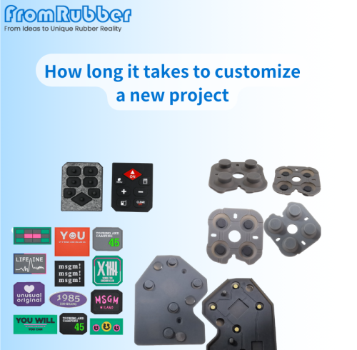 How long does it take to customize silicone rubber parts