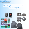 How long does it take to customize silicone rubber parts