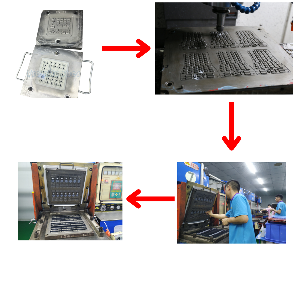 how to custom silicone keys 