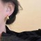 几何素圈金属耳环女气质轻奢小众设计感高级感耳钉耳环冷淡风耳饰品
