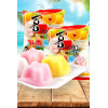 Xizhilang Jelly 360g Full Box 16 Bags of Fruit Juice and Flesh Absorbing Assorted Lactic Acid Pudding Candy for Children's Snacks