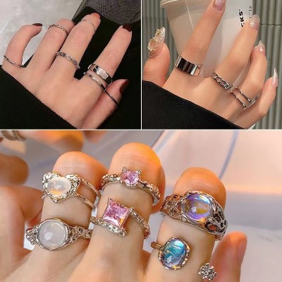 Diverse trendy male and female accessories