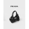 Prada/普拉达女士Prada Moon加衬羊皮革手提包斜挎包