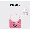 Prada/普拉达女士Re-Edition2000毛圈Hobo腋下包