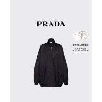 Prada/普拉达女士立领Re-Nylon 再生尼龙夹克外套