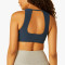 Custom Hollow Back bra: Private Label Sports Bras Sleek Open Back Women's Fitness Tops