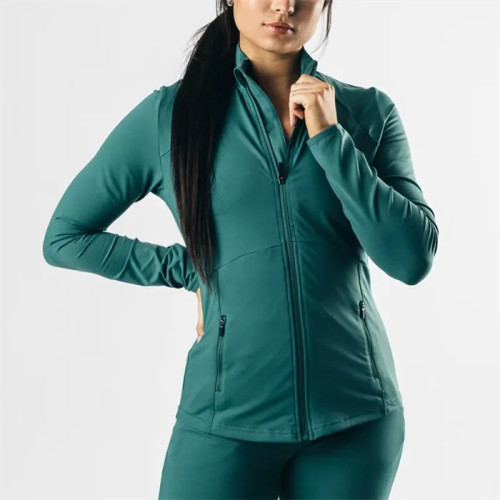 Track Jacket Manufacturer | Full Zip-Up Workout Sportswear Factory | Slim Fit Yoga Athletic Apparel