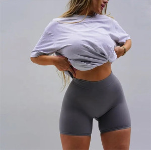 Biker Shorts Manufacturer | Compression Gym Shorts | Custom Scrunch Butt Biker Shorts