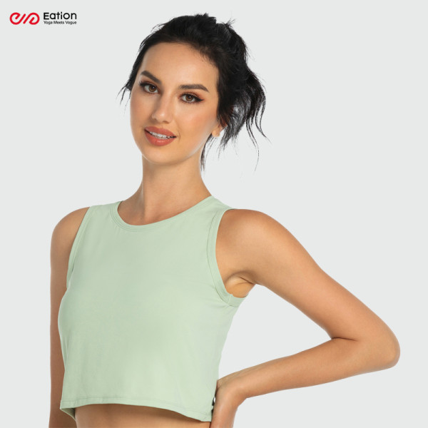 Custom Yoga Tank Tops Manufacturer | Breathable Sports Top Factory | High Neck Fitness Tank Top Supplier