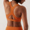 Custom Activewear Yoga Bra  | Custom Racerback Yoga Bra Workout Tops Activewear Removable Pads Zip Front Sports Bra Manufacturer
