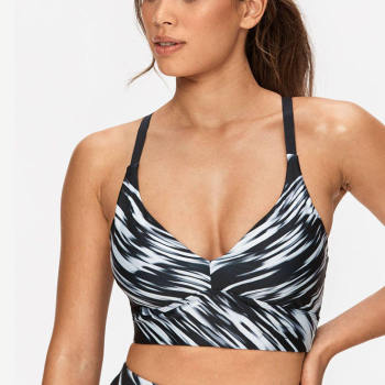 Custom Sublimatiion Activewear Yoga Bra  | Sexy Y-back Sport Bra QUICK DRY Gym Fitness Yoga Wear Striped Yoga bra Manufacturer