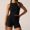 tank top shirts and bike shorts set Manufacturer | gym fitness set sportswear 2 piece workout sets Factory Supplier