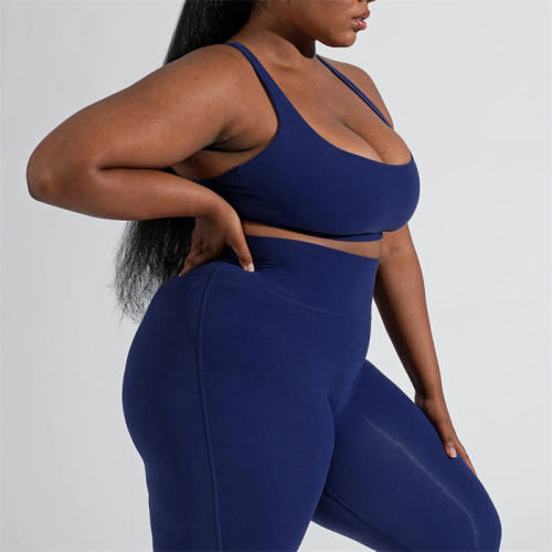 Plus Size Gym Fitness Sets Manufacturer |  Breathable Custom High Quality Women Sport Wear Set Factory