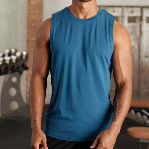 Bodybuilding Fitness Men Gym Tank Tops Manufacturers 丨 Men's Workout Muscle Tee Training factory